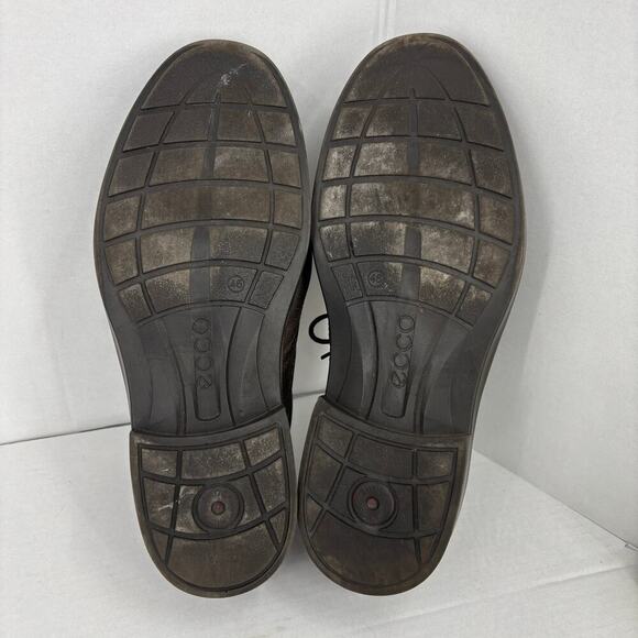 ECCO Oxford Shoe Mens Size EU 46 Brown Leather Wingtip Lace Up Comfort Casual main image 5